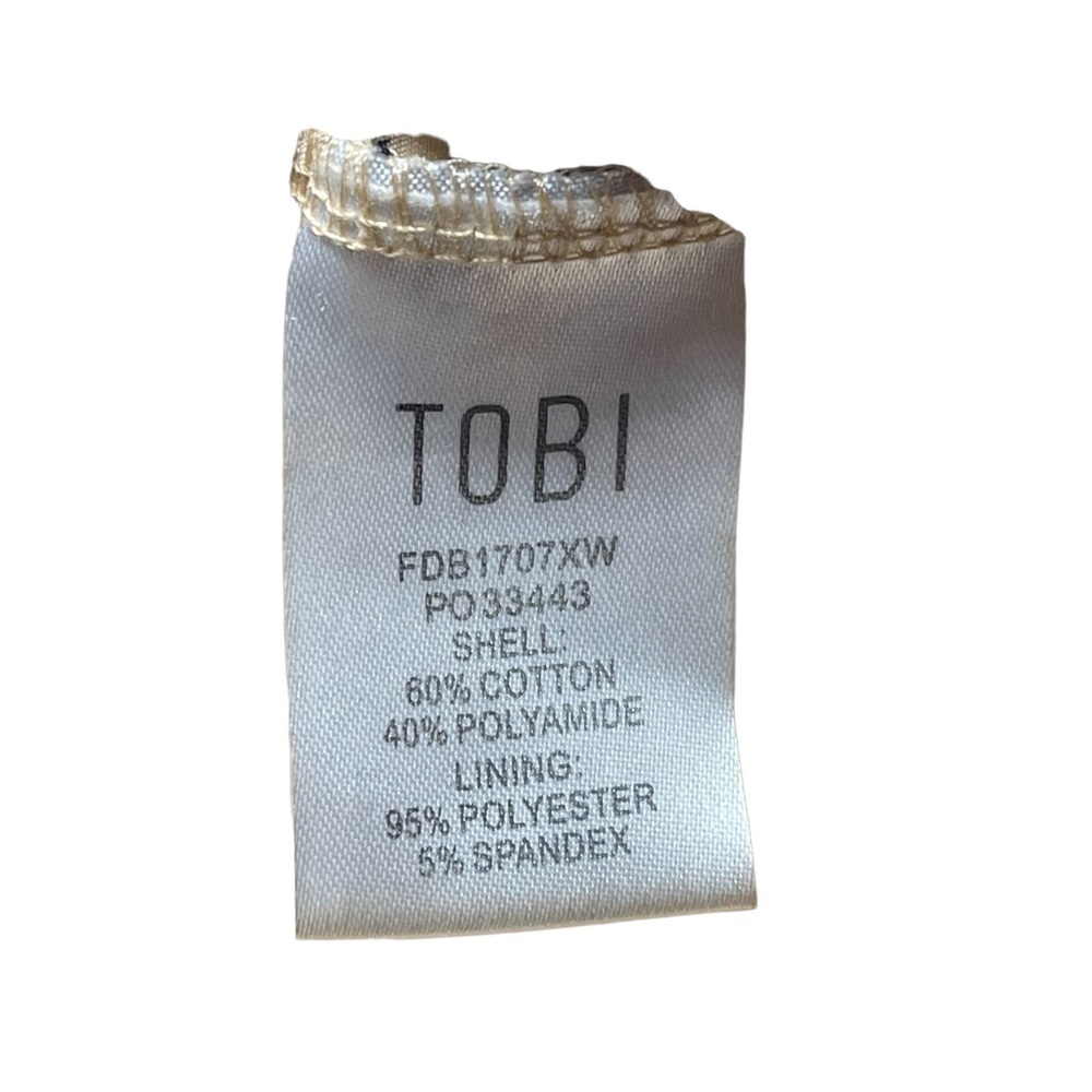 Tobi Black Lace Cocktail V Neckline Mini Dress S - Picture 4 of 9